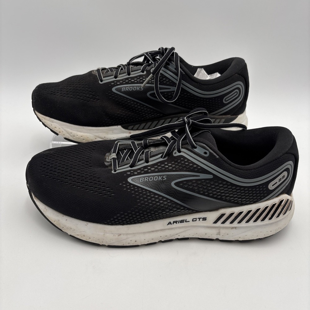 Brooks Ariel‎ GTS 23 Women's Size 12 2E (Extra Wide) Black Comfort Running Shoes